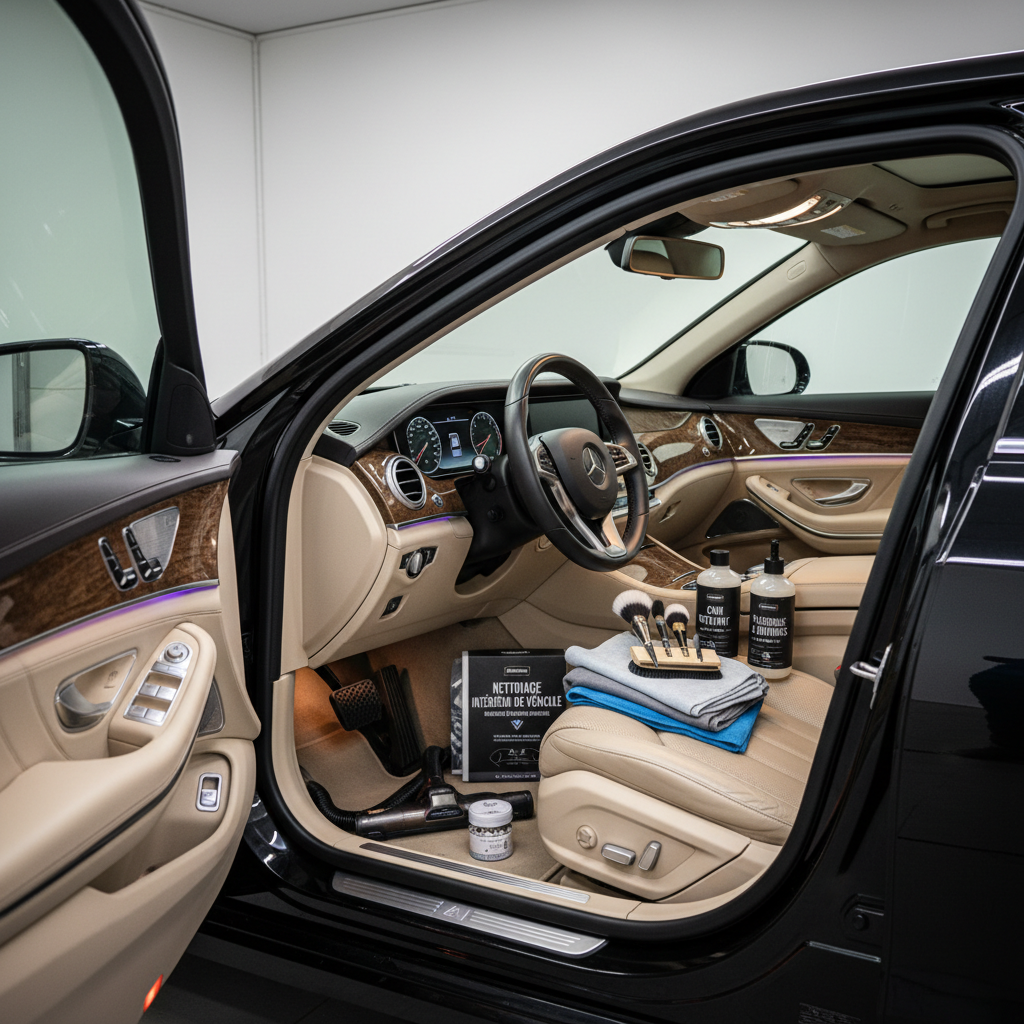 Nettoyage intérieur auto : techniques et tarifs des experts