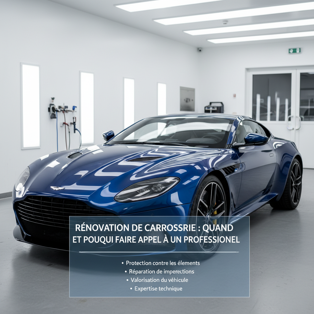 Rénovation de carrosserie : polissage et correction de peinture